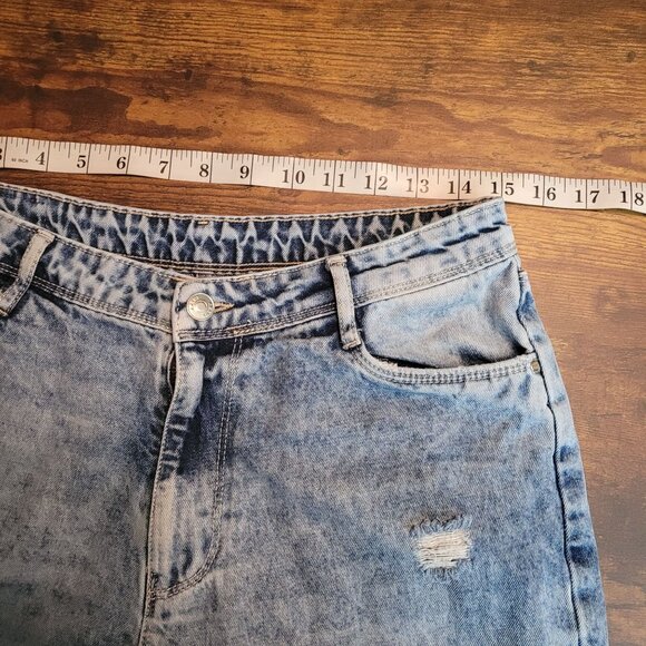 Kraus Jeans Size 8 Mom High Rise Crop Medium Light Wash Denim - Picture 6 of 10